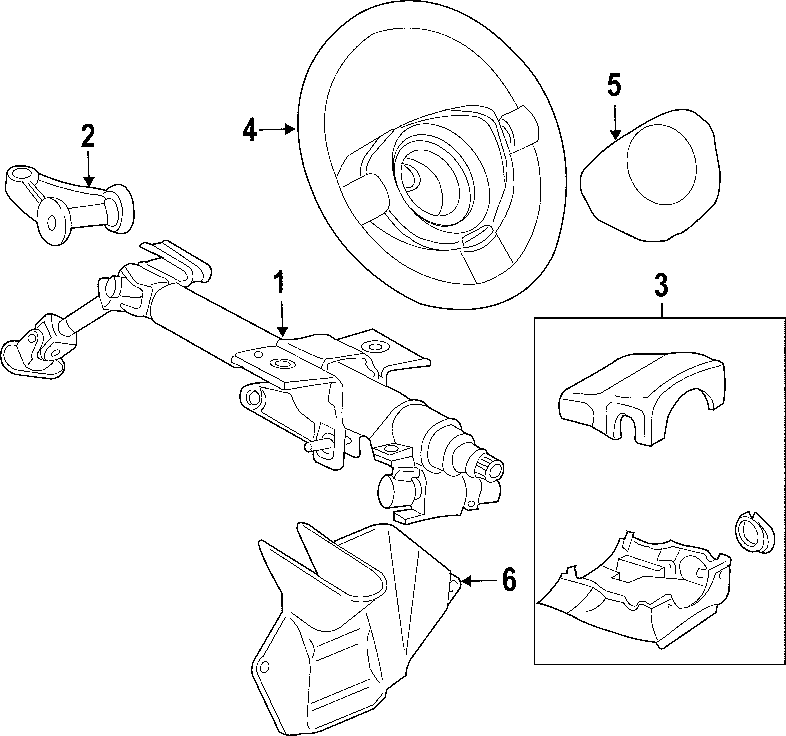 6STEERING COLUMN. STEERING WHEEL.https://images.simplepart.com/images/parts/motor/fullsize/F256080.png