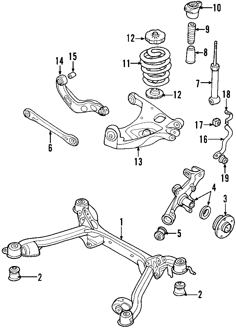 7REAR SUSPENSION. LOWER CONTROL ARM. STABILIZER BAR. SUSPENSION COMPONENTS. UPPER CONTROL ARM.https://images.simplepart.com/images/parts/motor/fullsize/F257140.png