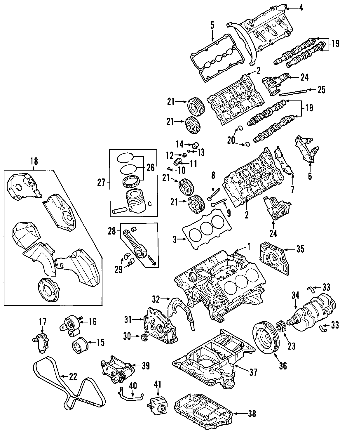 30CAMSHAFT & TIMING. CRANKSHAFT & BEARINGS. CYLINDER HEAD & VALVES. LUBRICATION. MOUNTS. PISTONS. RINGS & BEARINGS.https://images.simplepart.com/images/parts/motor/fullsize/F259060.png