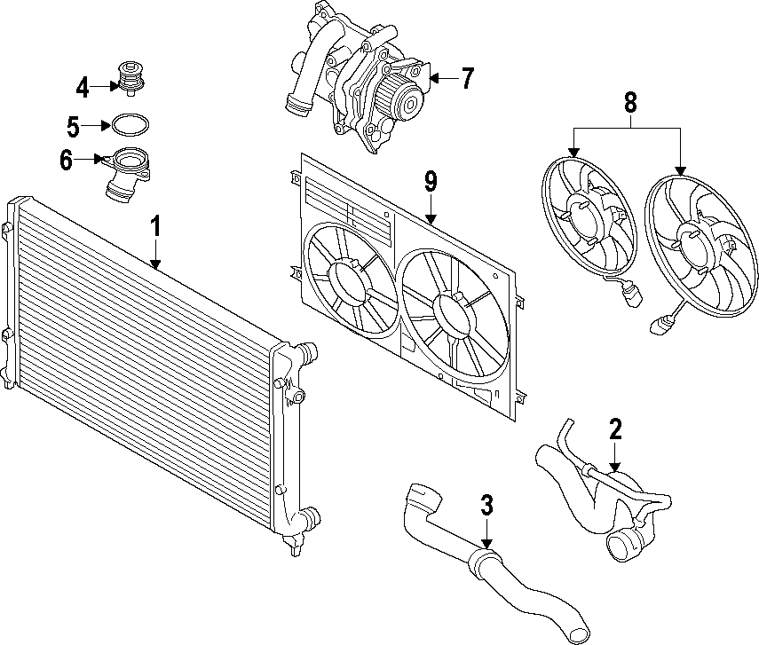 COOLING SYSTEM. COOLING FAN. RADIATOR. WATER PUMP.https://images.simplepart.com/images/parts/motor/fullsize/F25E030.png