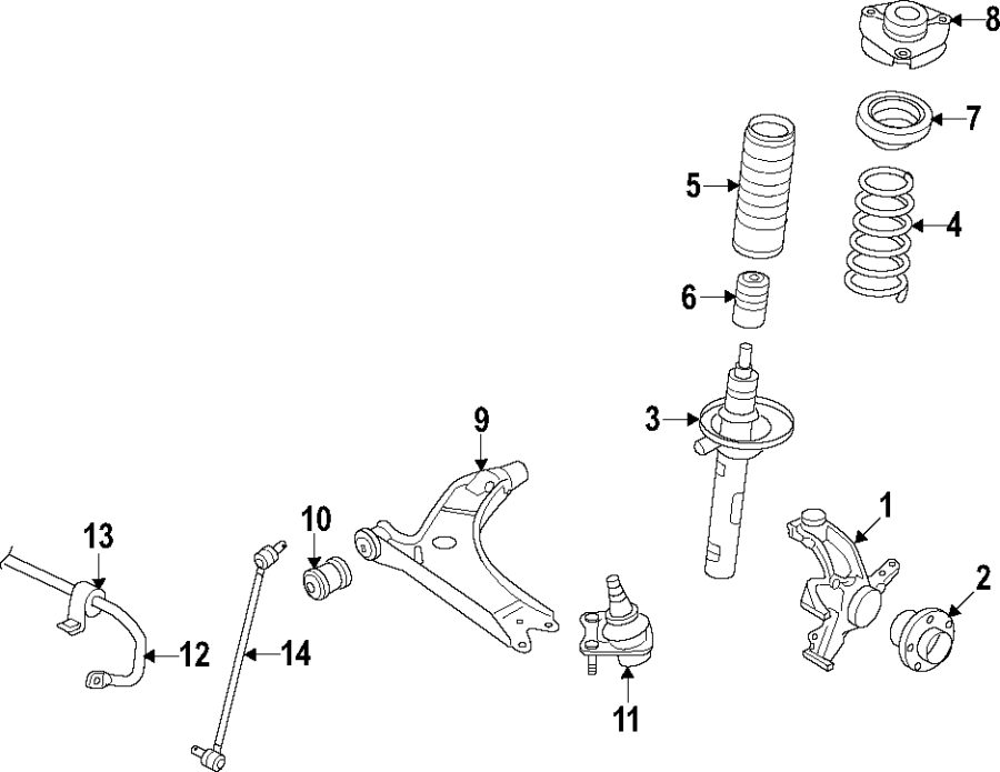 12FRONT SUSPENSION. LOWER CONTROL ARM. RIDE CONTROL. STABILIZER BAR. SUSPENSION COMPONENTS.https://images.simplepart.com/images/parts/motor/fullsize/F25F030.png