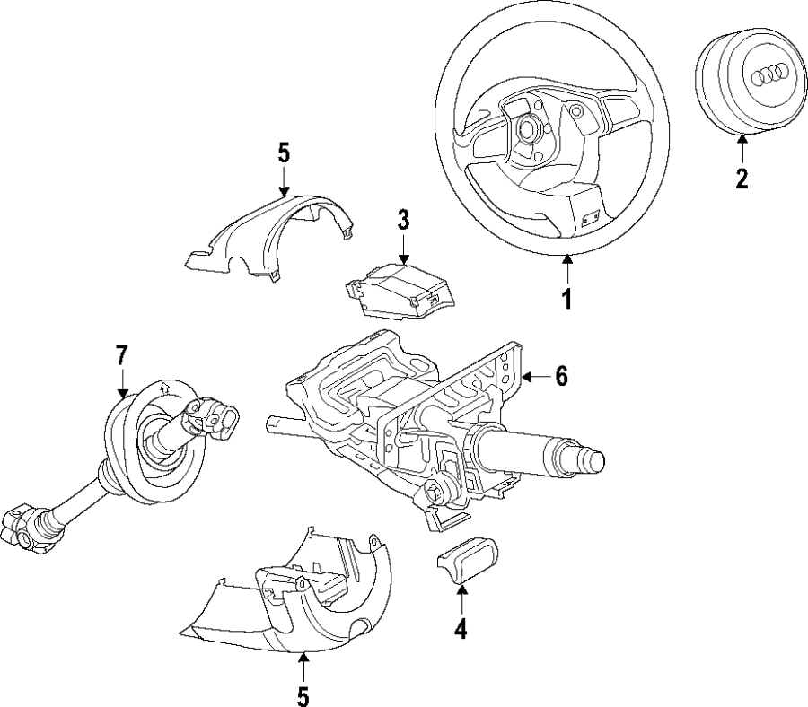 1STEERING COLUMN. STEERING WHEEL.https://images.simplepart.com/images/parts/motor/fullsize/F25I060.png