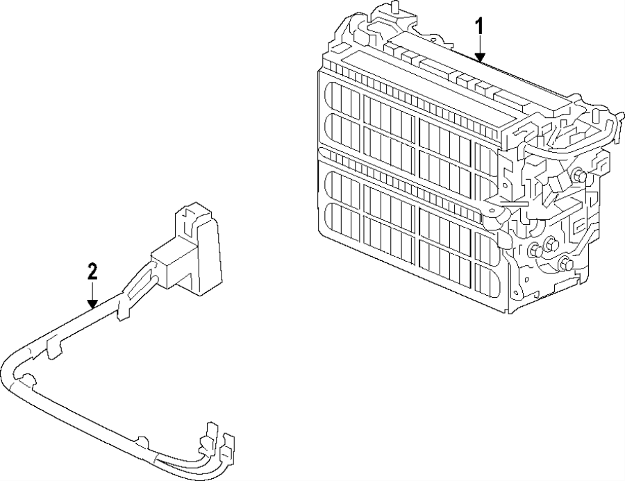 Hybrid components. Battery.