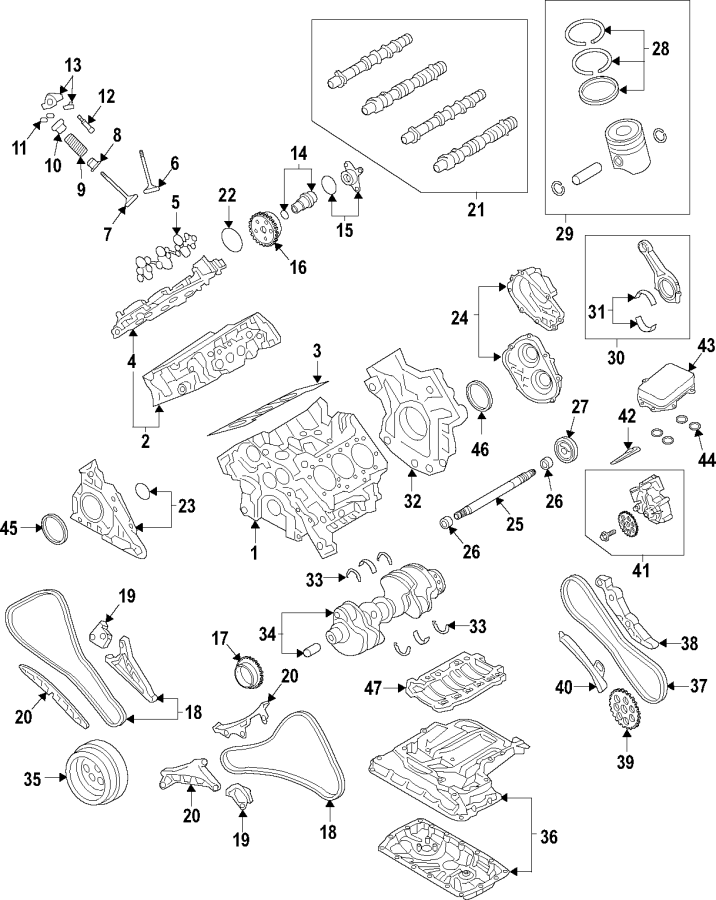 20CAMSHAFT & TIMING. CRANKSHAFT & BEARINGS. CYLINDER HEAD & VALVES. LUBRICATION. MOUNTS. PISTONS. RINGS & BEARINGS.https://images.simplepart.com/images/parts/motor/fullsize/F25L030.png