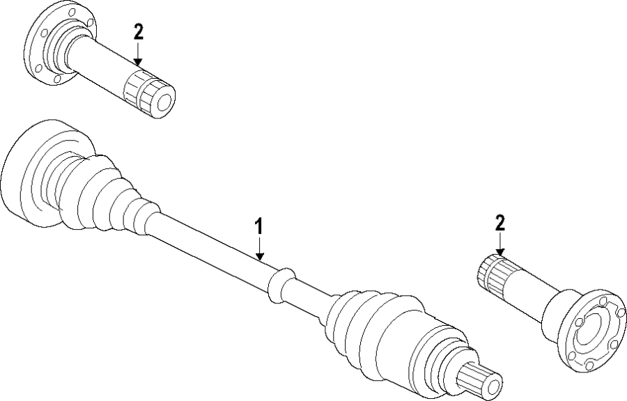 REAR AXLE. DRIVE AXLES.