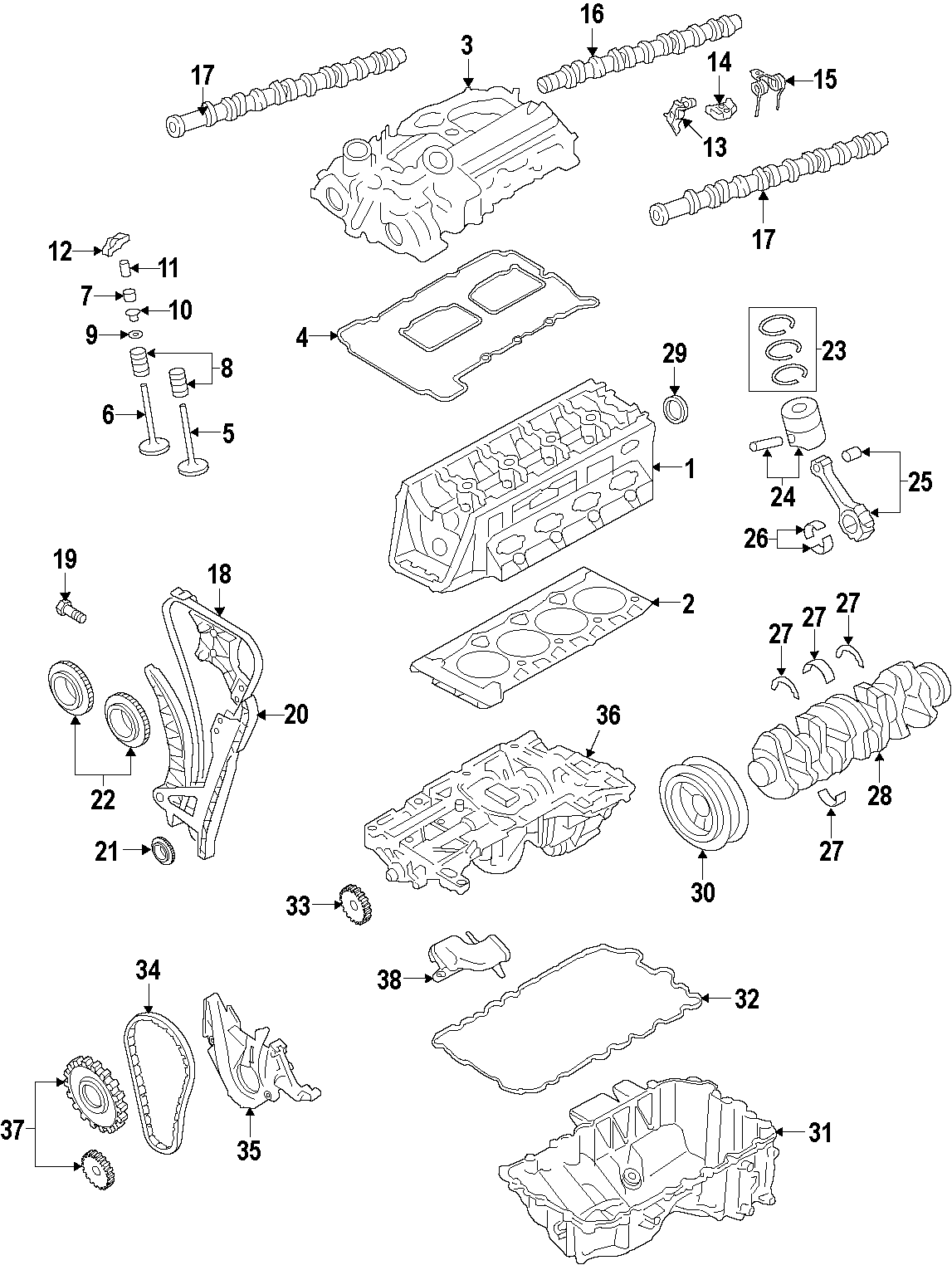 8CAMSHAFT & TIMING. CRANKSHAFT & BEARINGS. CYLINDER HEAD & VALVES. LUBRICATION. MOUNTS. PISTONS. RINGS & BEARINGS.https://images.simplepart.com/images/parts/motor/fullsize/F269035.png