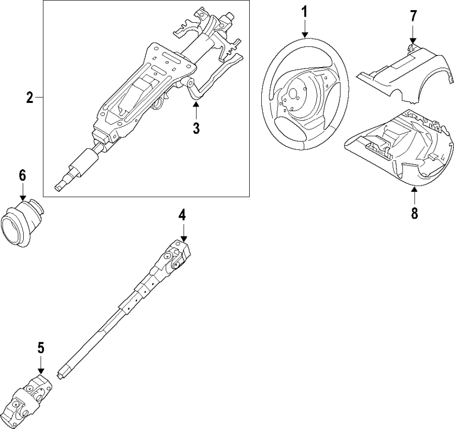 8Steering column.https://images.simplepart.com/images/parts/motor/fullsize/F26B050.png