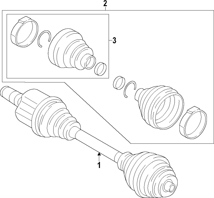 DRIVE AXLES. AXLE SHAFTS & JOINTS.
