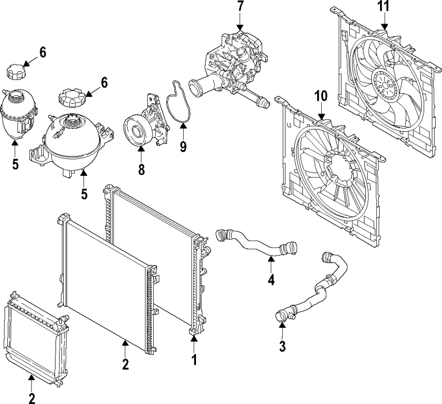 8Cooling system. Cooling fan. Radiator. Water pump.https://images.simplepart.com/images/parts/motor/fullsize/F26F040.png