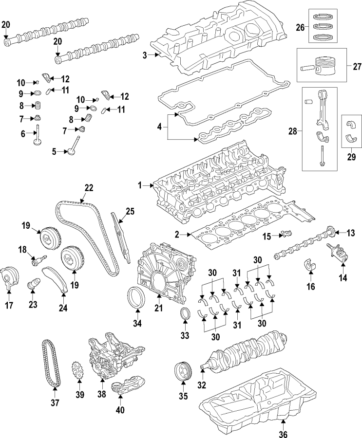 35Camshaft & timing. Crankshaft & bearings. Cylinder head & valves. Lubrication. Mounts. Pistons. Rings & bearings.https://images.simplepart.com/images/parts/motor/fullsize/F26G060.png