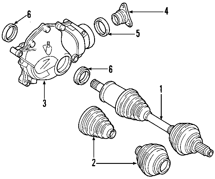 DRIVE AXLES. AXLE SHAFTS & JOINTS. DIFFERENTIAL. FRONT AXLE. PROPELLER SHAFT.https://images.simplepart.com/images/parts/motor/fullsize/F273070.png
