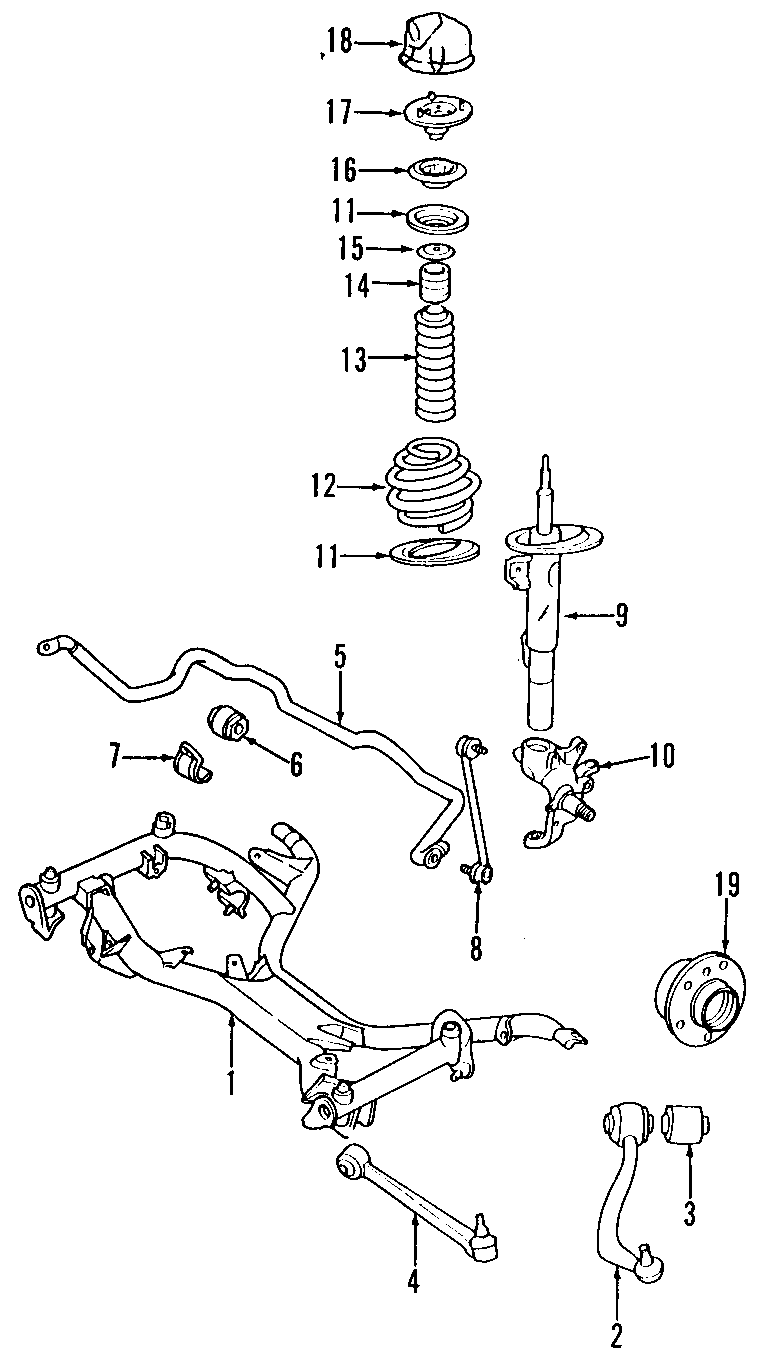 14FRONT SUSPENSION. LOWER CONTROL ARM. STABILIZER BAR. SUSPENSION COMPONENTS.https://images.simplepart.com/images/parts/motor/fullsize/F275132.png