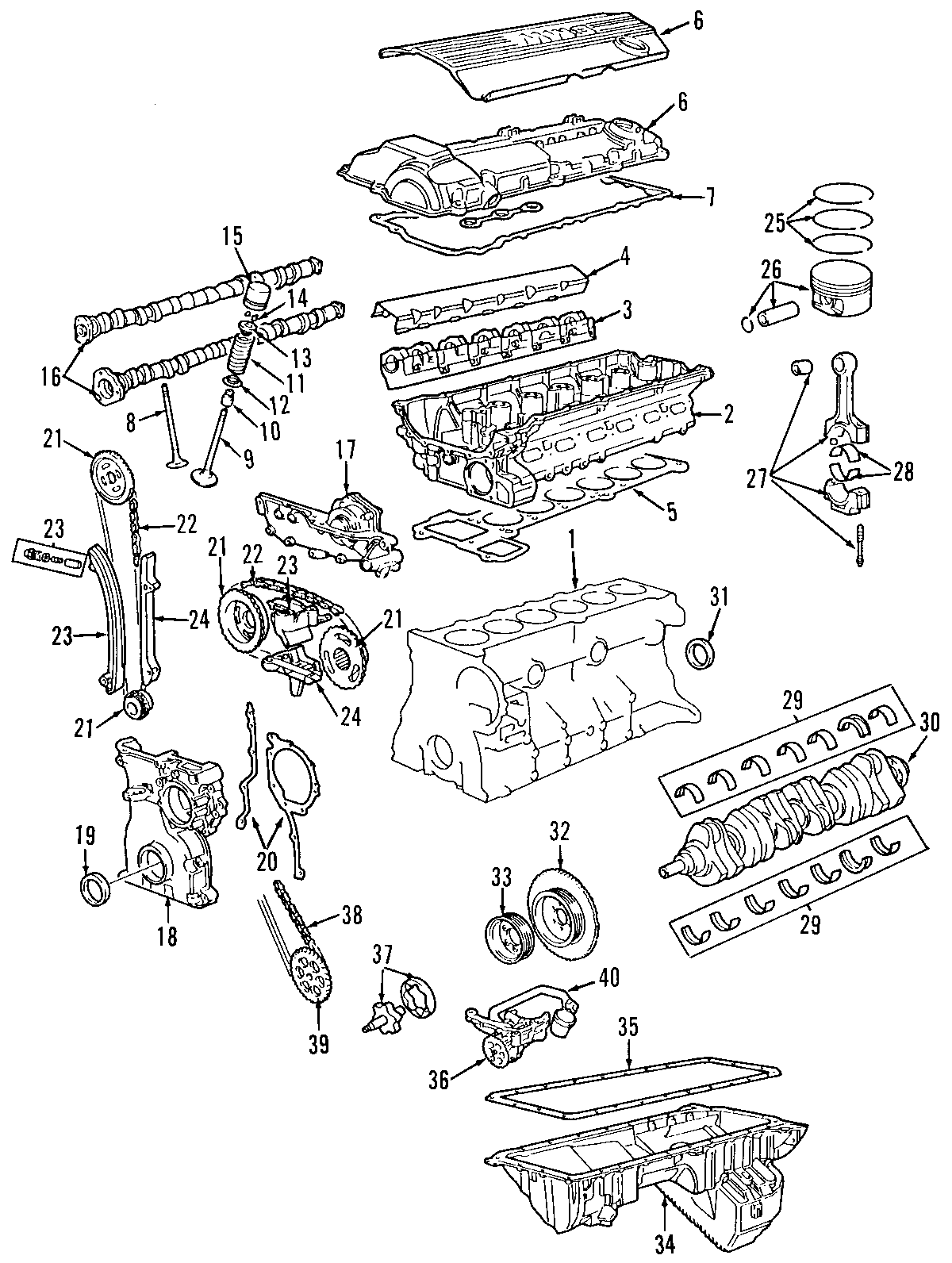 32CAMSHAFT & TIMING. CRANKSHAFT & BEARINGS. CYLINDER HEAD & VALVES. LUBRICATION. MOUNTS. PISTONS. RINGS & BEARINGS.https://images.simplepart.com/images/parts/motor/fullsize/F276045.png