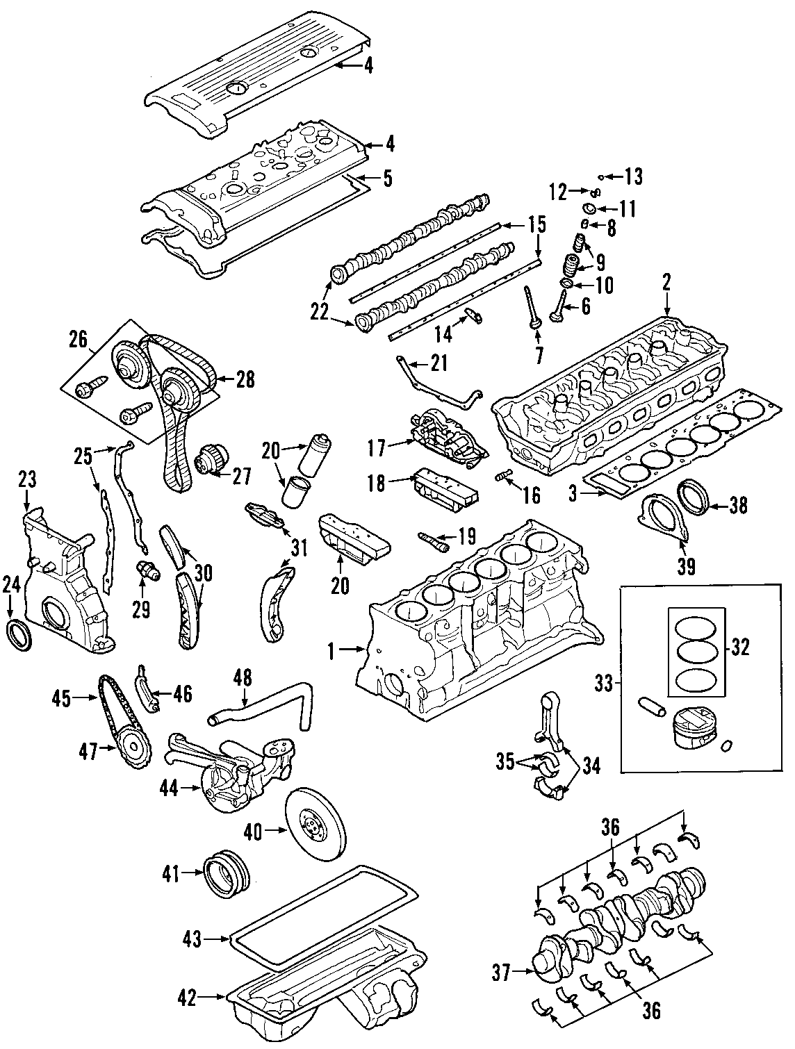 9CAMSHAFT & TIMING. CRANKSHAFT & BEARINGS. CYLINDER HEAD & VALVES. LUBRICATION. MOUNTS. PISTONS. RINGS & BEARINGS.https://images.simplepart.com/images/parts/motor/fullsize/F276049.png