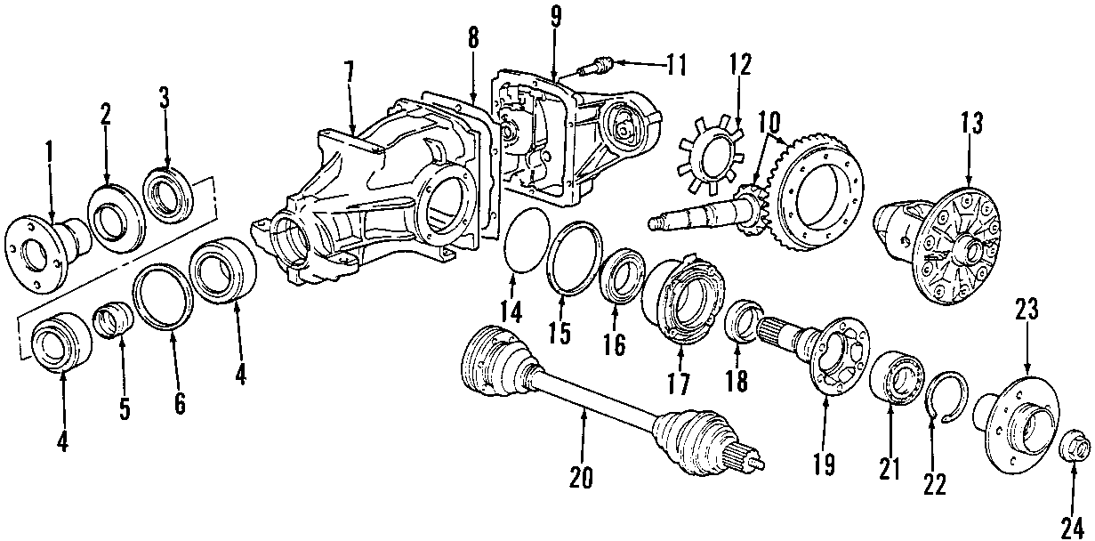 22REAR AXLE. AXLE SHAFTS & JOINTS. DIFFERENTIAL. DRIVE AXLES. PROPELLER SHAFT.https://images.simplepart.com/images/parts/motor/fullsize/F276080.png