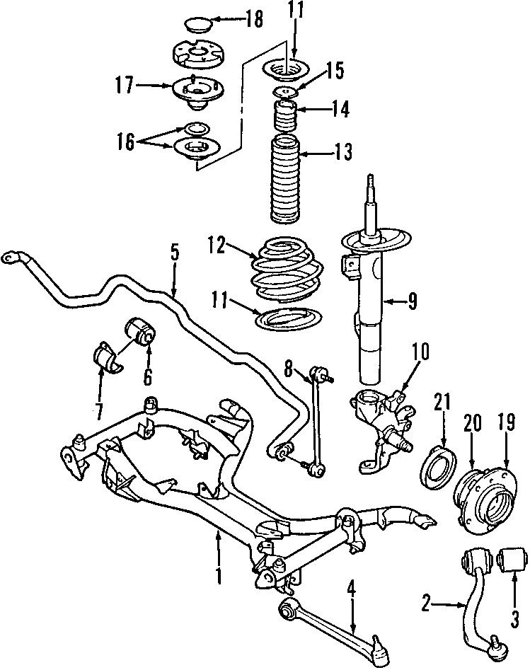 11FRONT SUSPENSION. LOWER CONTROL ARM. RIDE CONTROL. STABILIZER BAR. SUSPENSION COMPONENTS.https://images.simplepart.com/images/parts/motor/fullsize/F279060.png