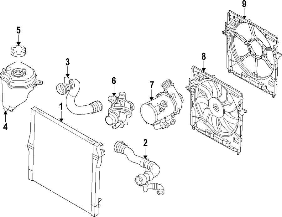 1COOLING SYSTEM. COOLING FAN. RADIATOR. WATER PUMP.https://images.simplepart.com/images/parts/motor/fullsize/F27D010.png