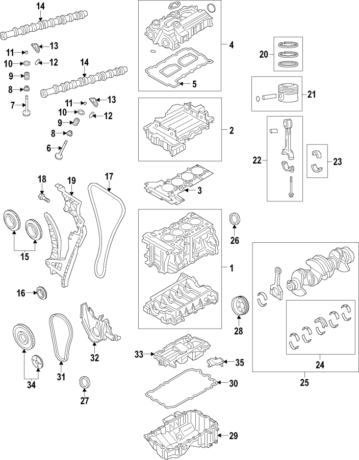 15CAMSHAFT & TIMING. CRANKSHAFT & BEARINGS. CYLINDER HEAD & VALVES. LUBRICATION. MOUNTS. PISTONS. RINGS & BEARINGS.https://images.simplepart.com/images/parts/motor/fullsize/F27F055.png