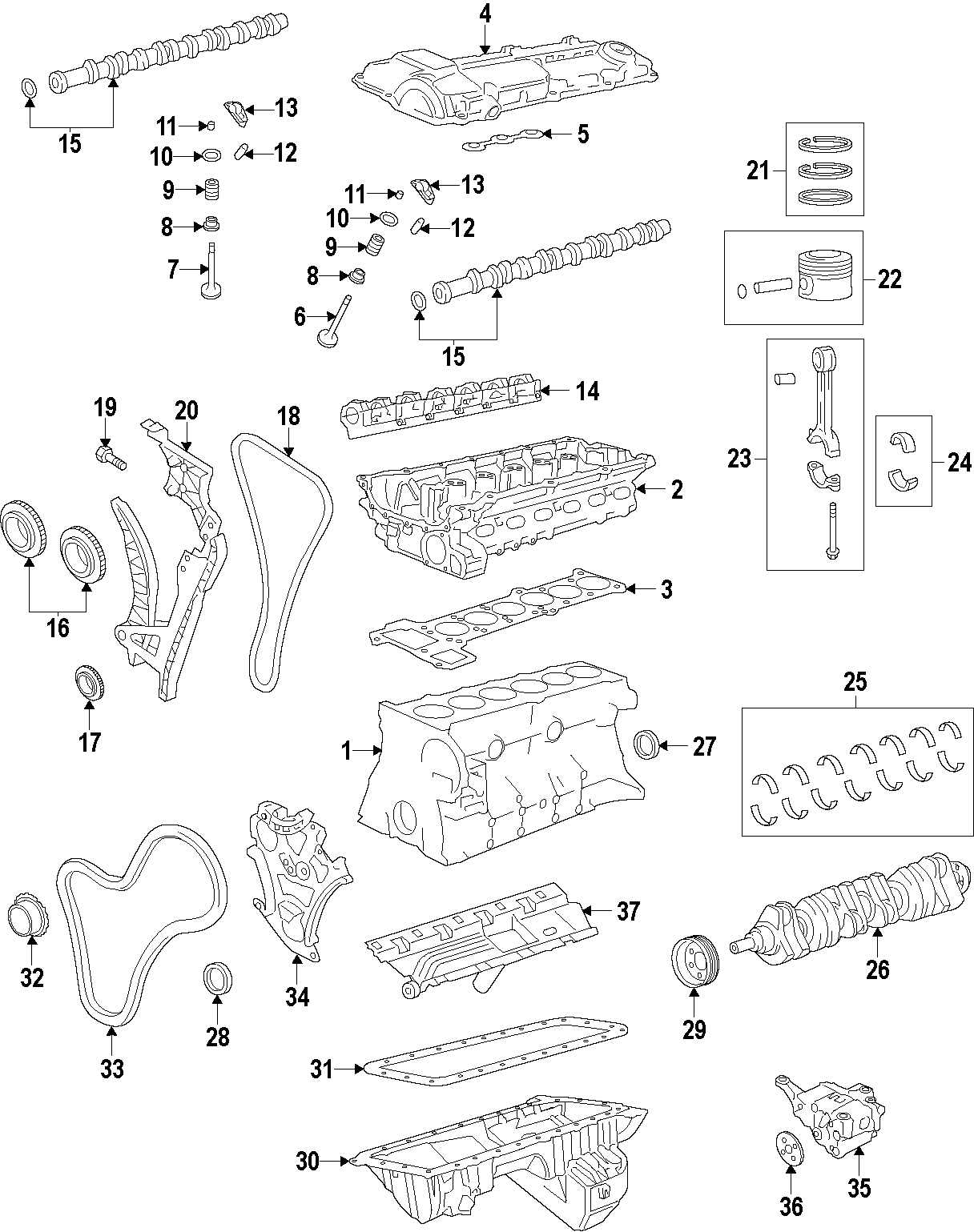 22CAMSHAFT & TIMING. CRANKSHAFT & BEARINGS. CYLINDER HEAD & VALVES. LUBRICATION. MOUNTS. PISTONS. RINGS & BEARINGS.https://images.simplepart.com/images/parts/motor/fullsize/F27G040.png