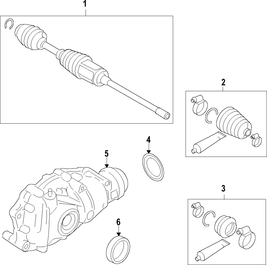 3Drive axles. Axle shafts & joints. Differential. Front axle. Propeller shaft.https://images.simplepart.com/images/parts/motor/fullsize/F27N090.png