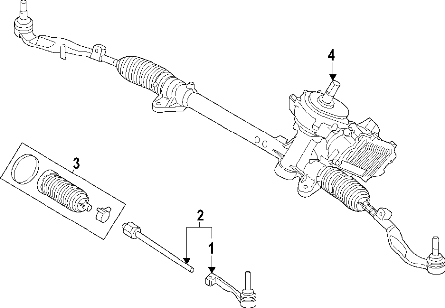 Steering gear & linkage.