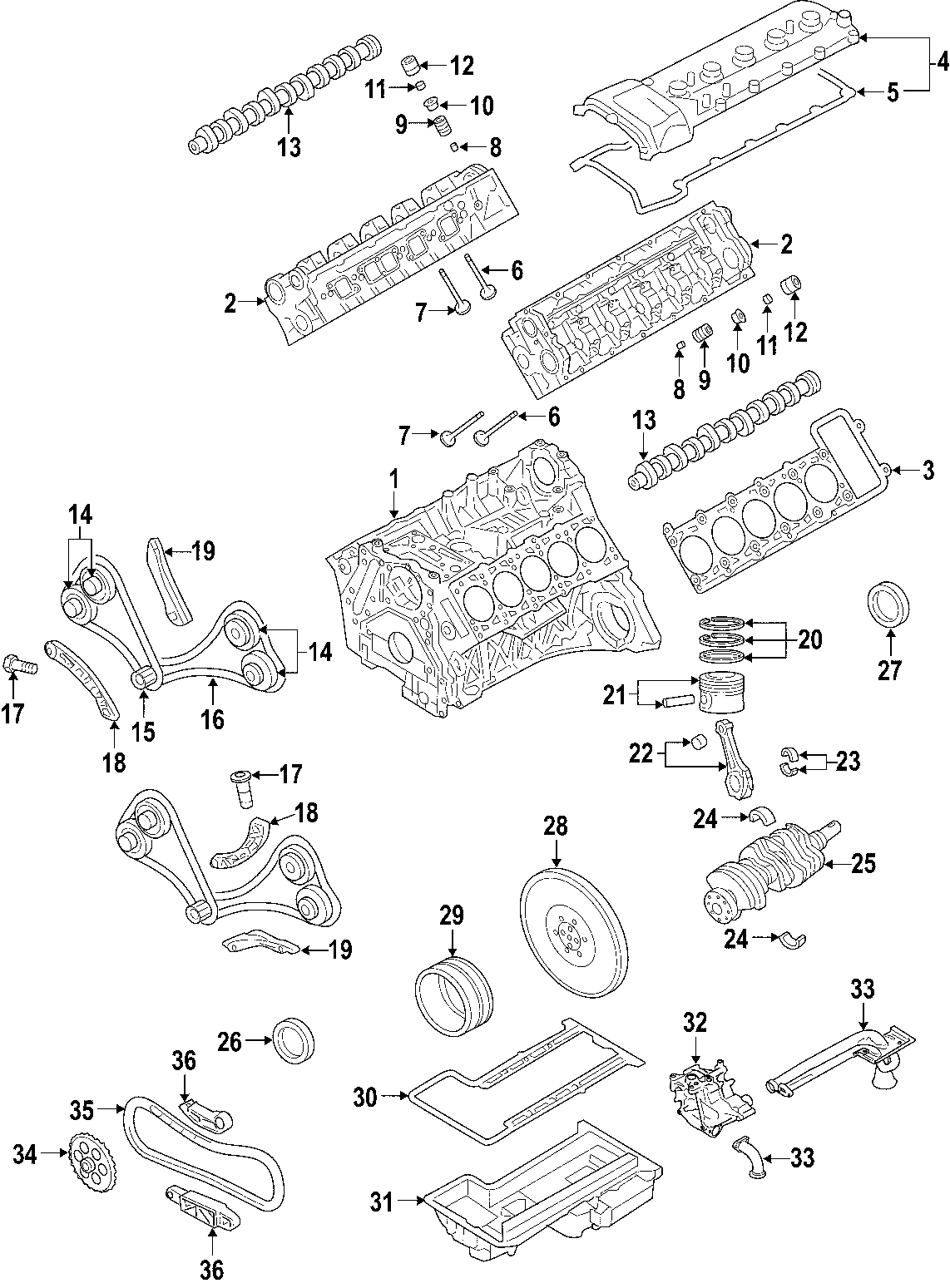 9CAMSHAFT & TIMING. CRANKSHAFT & BEARINGS. CYLINDER HEAD & VALVES. LUBRICATION. MOUNTS. PISTONS. RINGS & BEARINGS.https://images.simplepart.com/images/parts/motor/fullsize/F283065.png