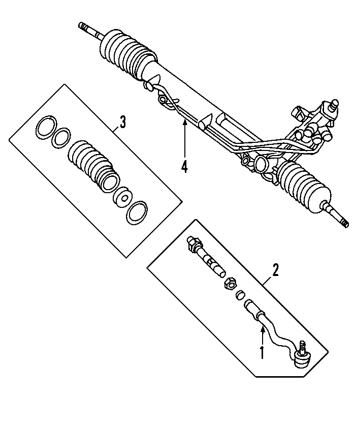 P/S PUMP & HOSES. STEERING GEAR & LINKAGE.