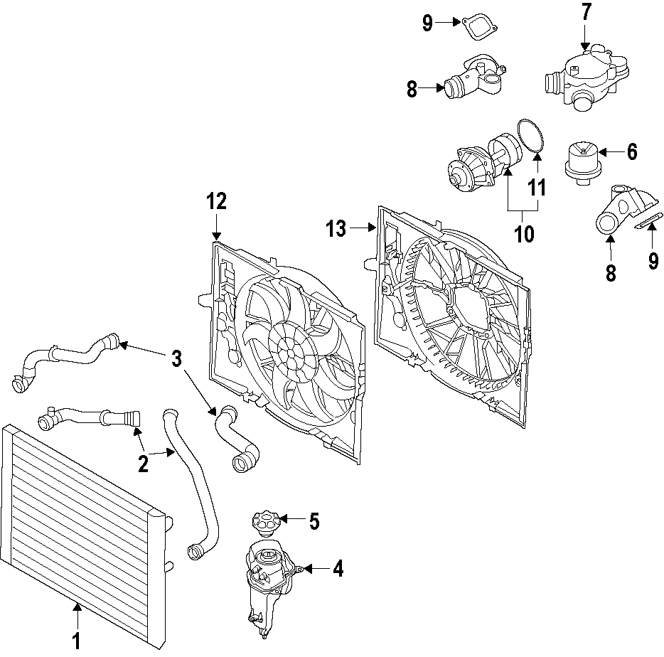 8COOLING SYSTEM. COOLING FAN. RADIATOR. WATER PUMP.https://images.simplepart.com/images/parts/motor/fullsize/F287040.png