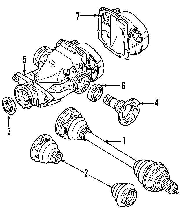REAR AXLE. AXLE SHAFTS & JOINTS. DIFFERENTIAL. DRIVE AXLES. PROPELLER SHAFT.https://images.simplepart.com/images/parts/motor/fullsize/F289080.png