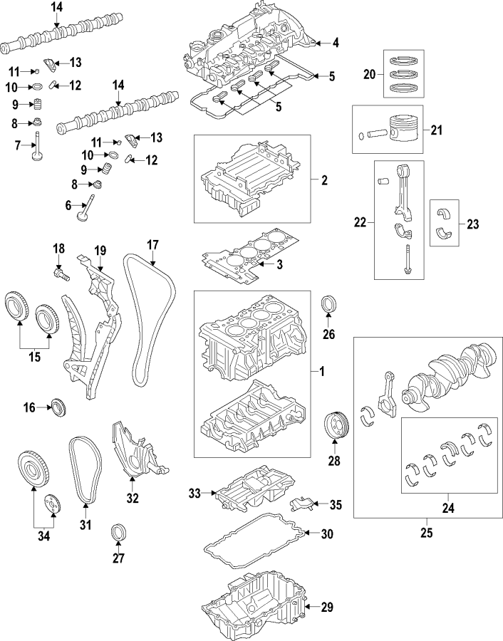 27CAMSHAFT & TIMING. CRANKSHAFT & BEARINGS. CYLINDER HEAD & VALVES. LUBRICATION. MOUNTS. PISTONS. RINGS & BEARINGS.https://images.simplepart.com/images/parts/motor/fullsize/F28B045.png