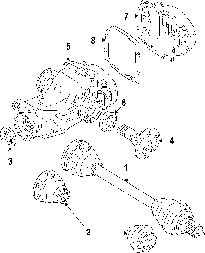 3REAR AXLE. DIFFERENTIAL. DRIVE AXLES. PROPELLER SHAFT.https://images.simplepart.com/images/parts/motor/fullsize/F28B070.png