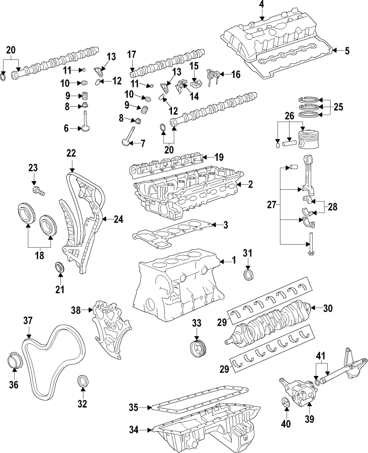 CAMSHAFT & TIMING. CRANKSHAFT & BEARINGS. CYLINDER HEAD & VALVES. LUBRICATION. MOUNTS. PISTONS. RINGS & BEARINGS.https://images.simplepart.com/images/parts/motor/fullsize/F28L060.png