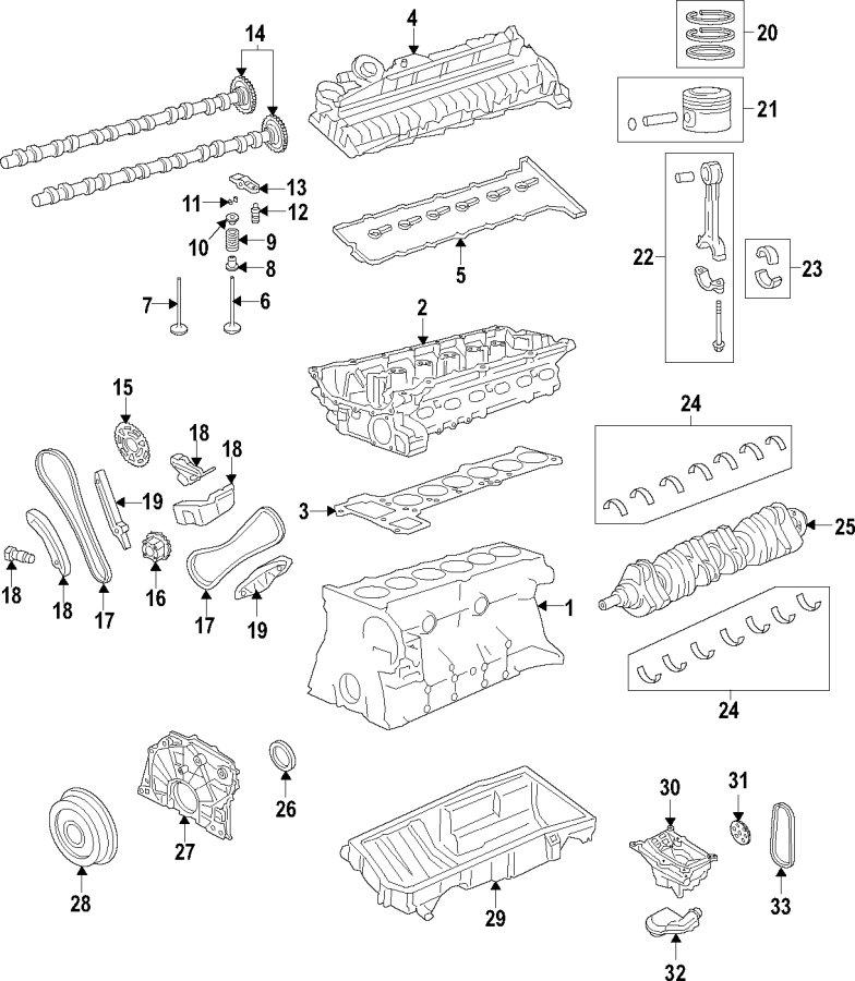 9CAMSHAFT & TIMING. CRANKSHAFT & BEARINGS. CYLINDER HEAD & VALVES. LUBRICATION. MOUNTS. PISTONS. RINGS & BEARINGS.https://images.simplepart.com/images/parts/motor/fullsize/F28L065.png