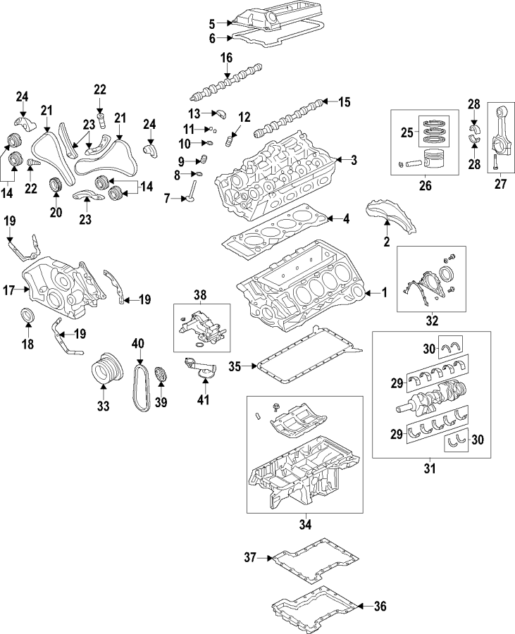 CAMSHAFT & TIMING. CRANKSHAFT & BEARINGS. CYLINDER HEAD & VALVES. LUBRICATION. MOUNTS. PISTONS. RINGS & BEARINGS.https://images.simplepart.com/images/parts/motor/fullsize/F28L080.png