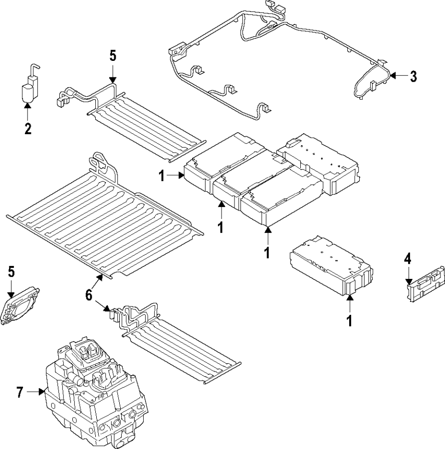 6Hybrid components. Blower motor. Cooling system.https://images.simplepart.com/images/parts/motor/fullsize/F28T150.png