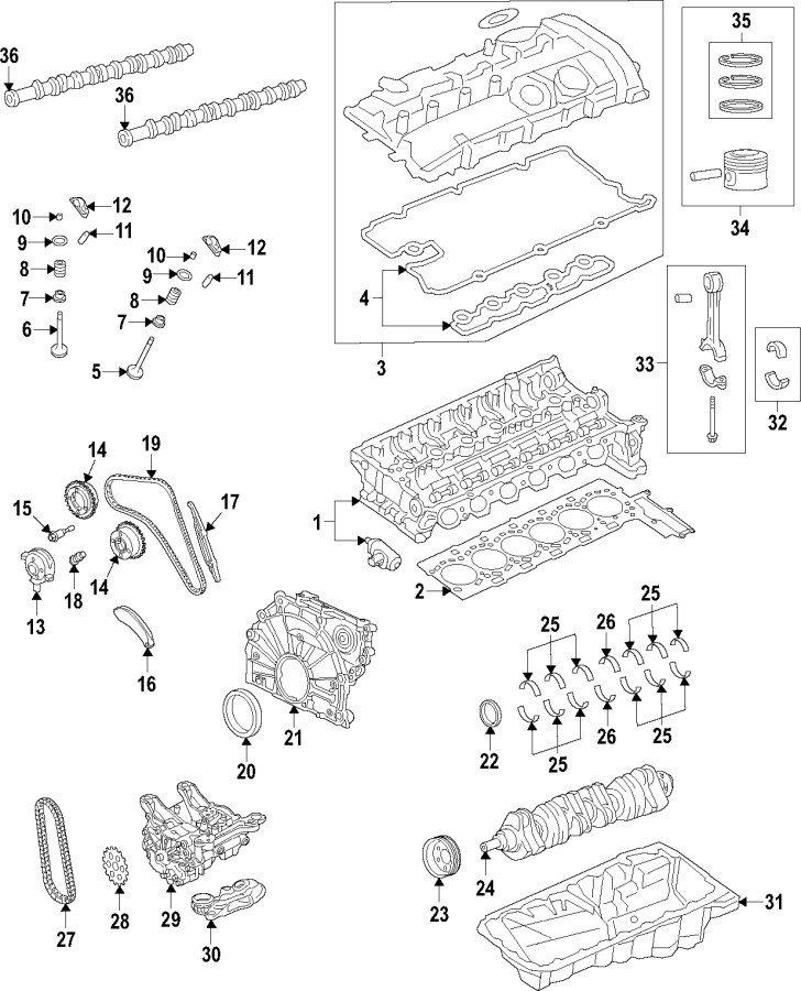 23Camshaft & timing. Crankshaft & bearings. Cylinder head & valves. Lubrication. Mounts. Pistons. Rings & bearings.https://images.simplepart.com/images/parts/motor/fullsize/F293025.png