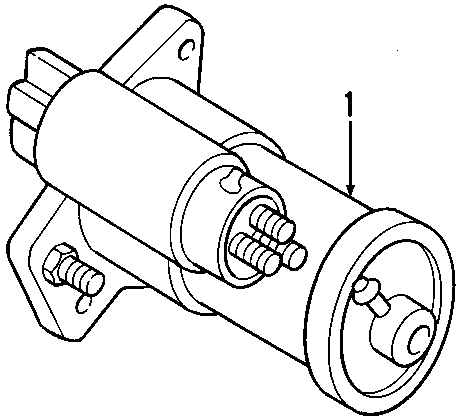 Diagram STARTER. for your 2008 Ford Explorer Sport Trac   