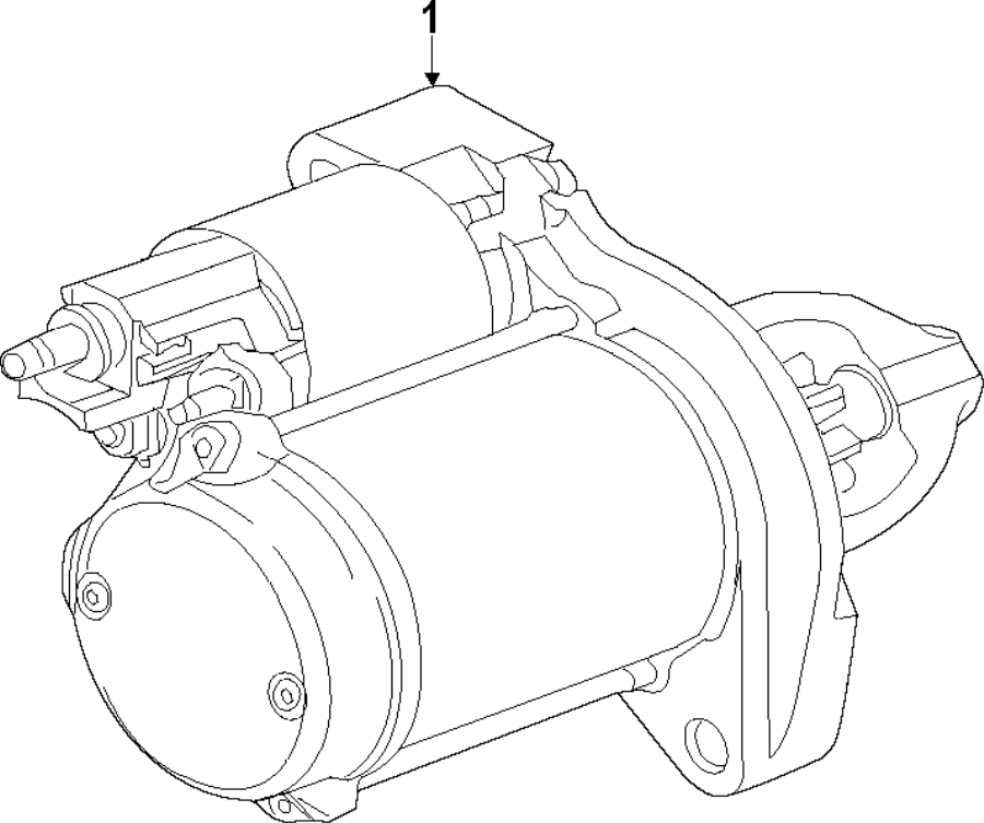 Diagram STARTER. for your Jaguar XE  