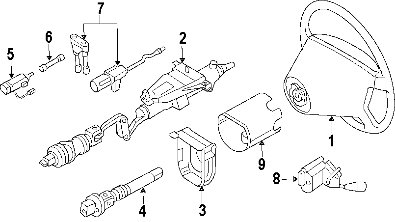 1STEERING COLUMN. STEERING WHEEL.https://images.simplepart.com/images/parts/motor/fullsize/F356100.png