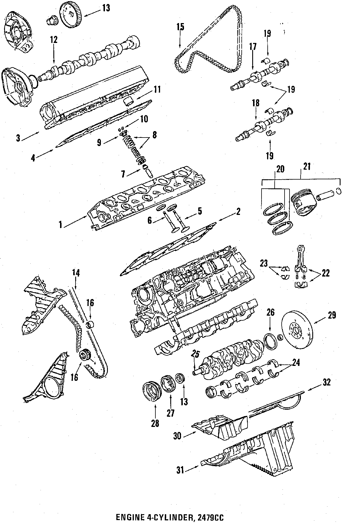 7CAMSHAFT & TIMING. CRANKSHAFT & BEARINGS. CYLINDER HEAD & VALVES. LUBRICATION. MOUNTS. PISTONS. RINGS & BEARINGS.https://images.simplepart.com/images/parts/motor/fullsize/F400040.png