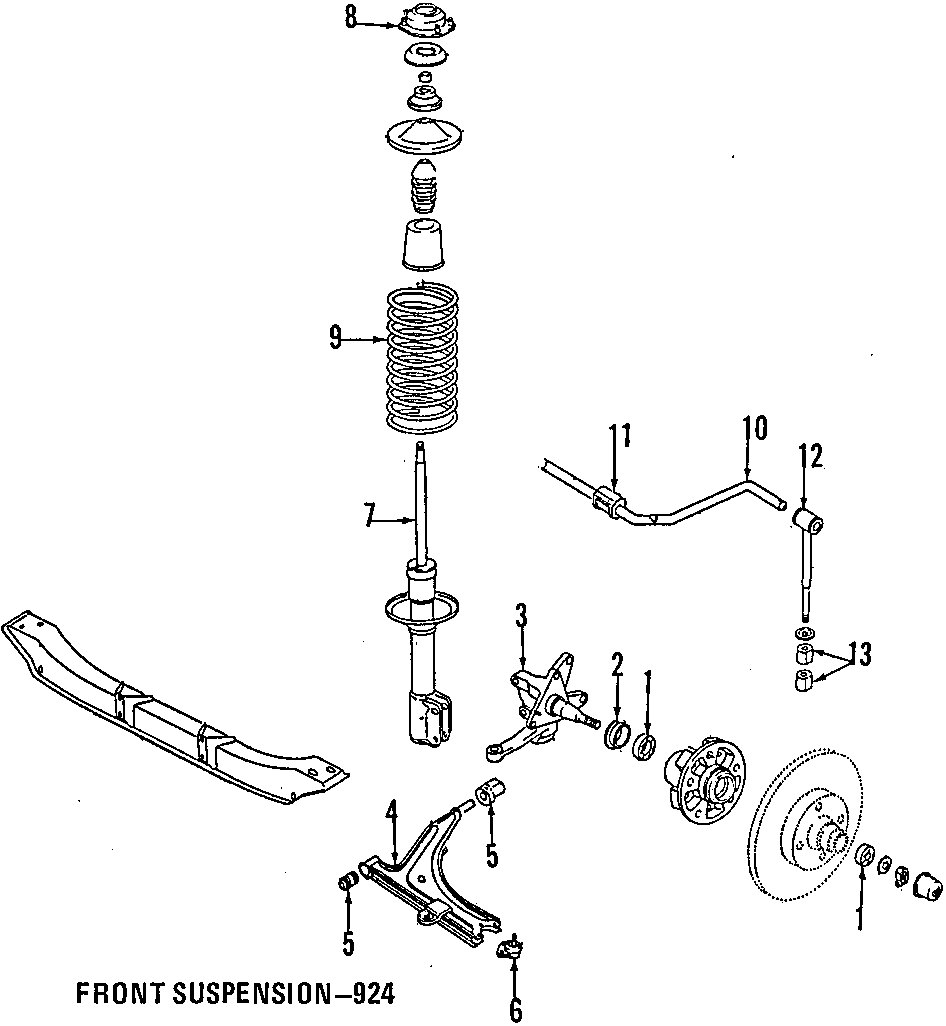 1FRONT SUSPENSION. LOWER CONTROL ARM. STABILIZER BAR. SUSPENSION COMPONENTS.https://images.simplepart.com/images/parts/motor/fullsize/F400270.png