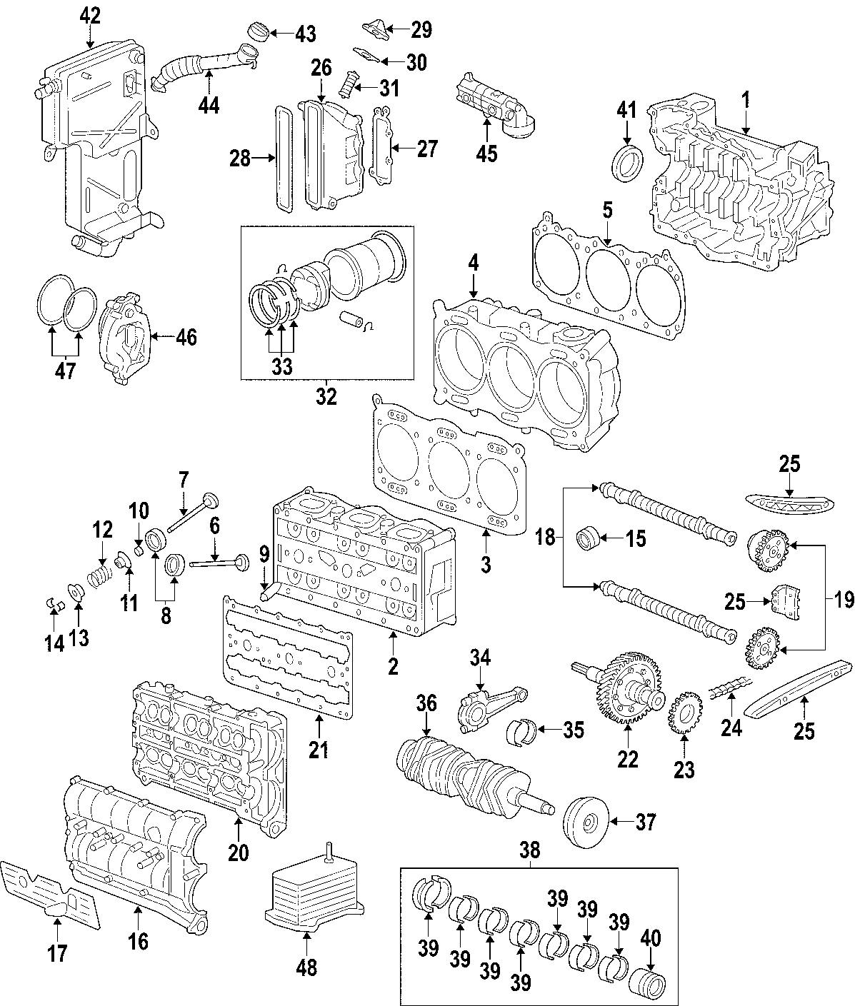 9CAMSHAFT & TIMING. CRANKSHAFT & BEARINGS. CYLINDER HEAD & VALVES. LUBRICATION. MOUNTS. PISTONS. RINGS & BEARINGS.https://images.simplepart.com/images/parts/motor/fullsize/F402048.png