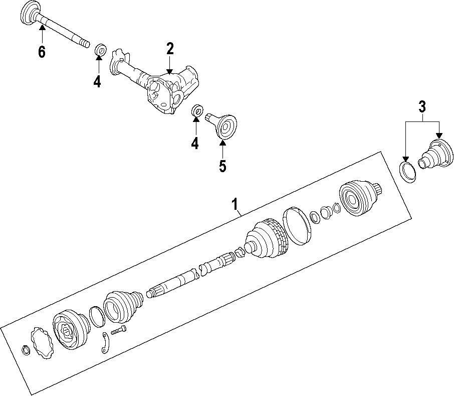 6DRIVE AXLES. FRONT AXLE. PROPELLER SHAFT.https://images.simplepart.com/images/parts/motor/fullsize/F40A060.png