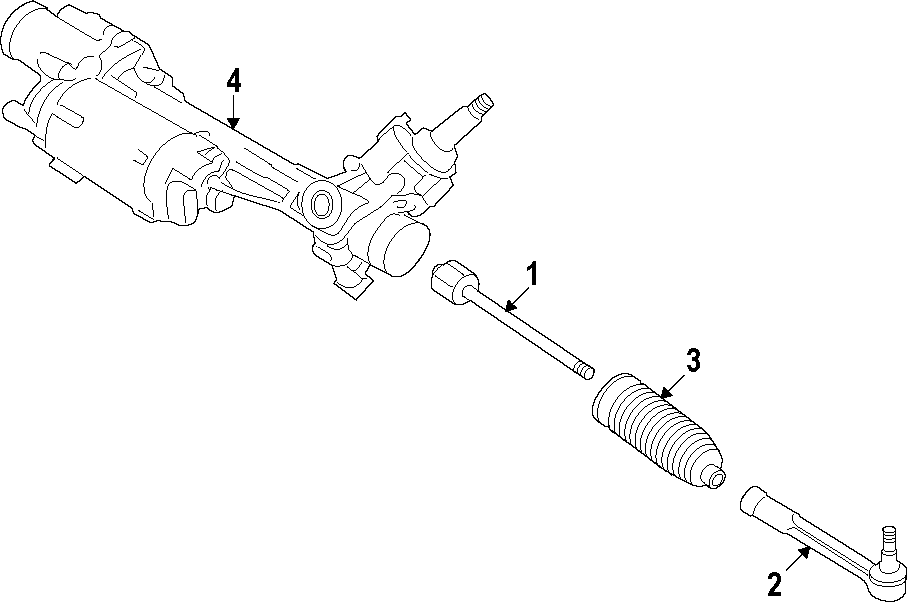 Diagram STEERING GEAR & LINKAGE. for your 2016 Porsche Boxster  Base Convertible 