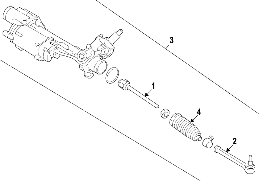 Diagram Steering gear & linkage. for your 2016 Porsche 911  Carrera Black Edition Convertible 