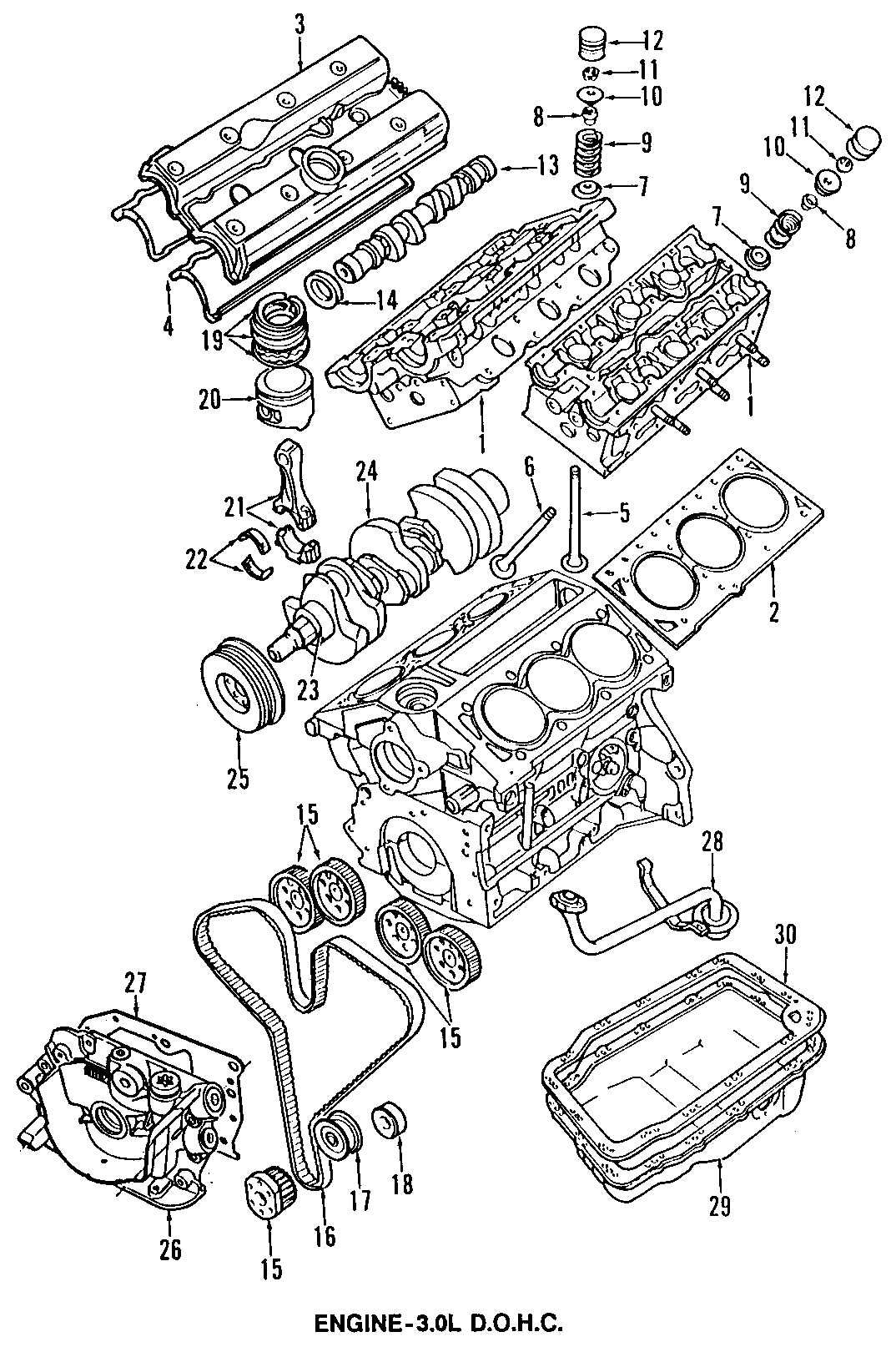 30CAMSHAFT & TIMING. CRANKSHAFT & BEARINGS. CYLINDER HEAD & VALVES. LUBRICATION. MOUNTS. PISTONS. RINGS & BEARINGS.https://images.simplepart.com/images/parts/motor/fullsize/F460028.png