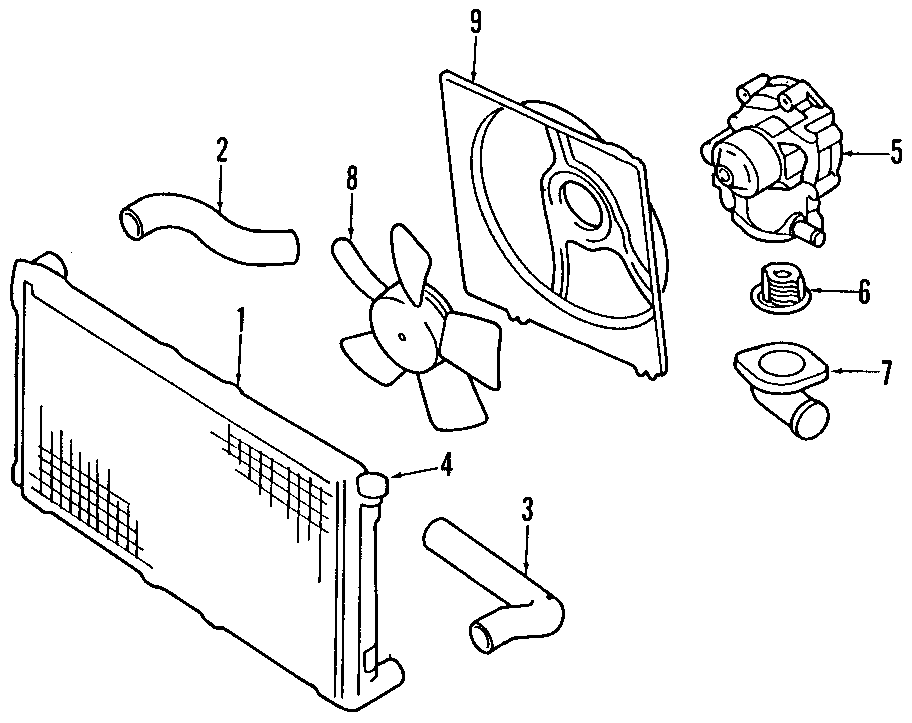 7COOLING SYSTEM. COOLING FAN. RADIATOR. WATER PUMP.https://images.simplepart.com/images/parts/motor/fullsize/F461030.png