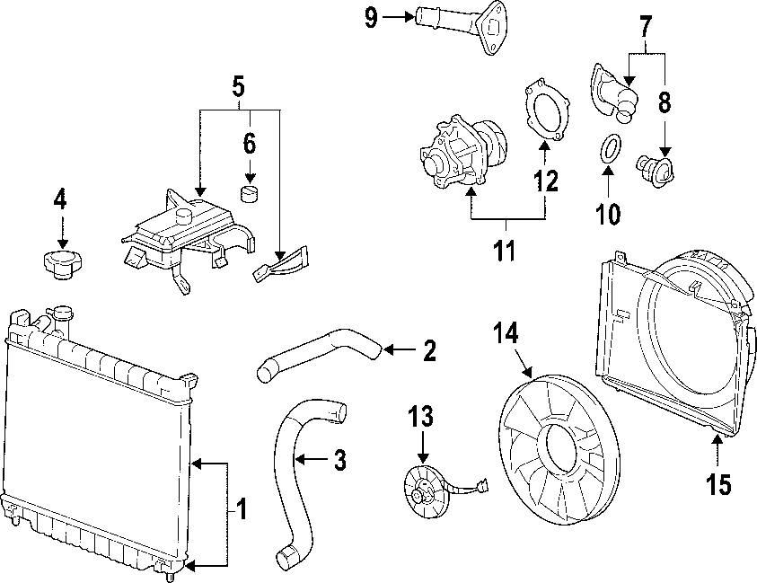 4COOLING SYSTEM. COOLING FAN. RADIATOR. WATER PUMP.https://images.simplepart.com/images/parts/motor/fullsize/F462030.png