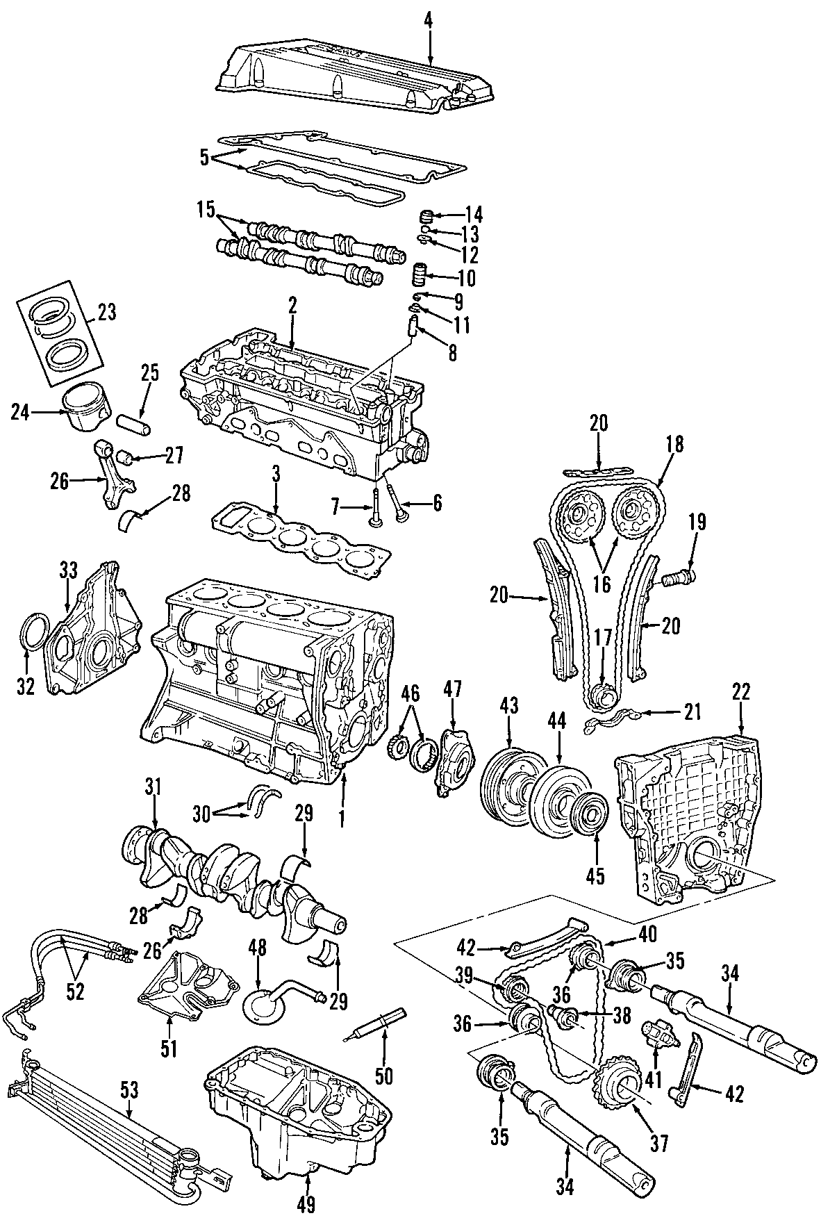 48CAMSHAFT & TIMING. CRANKSHAFT & BEARINGS. CYLINDER HEAD & VALVES. LUBRICATION. MOUNTS. PISTONS. RINGS & BEARINGS.https://images.simplepart.com/images/parts/motor/fullsize/F463040.png