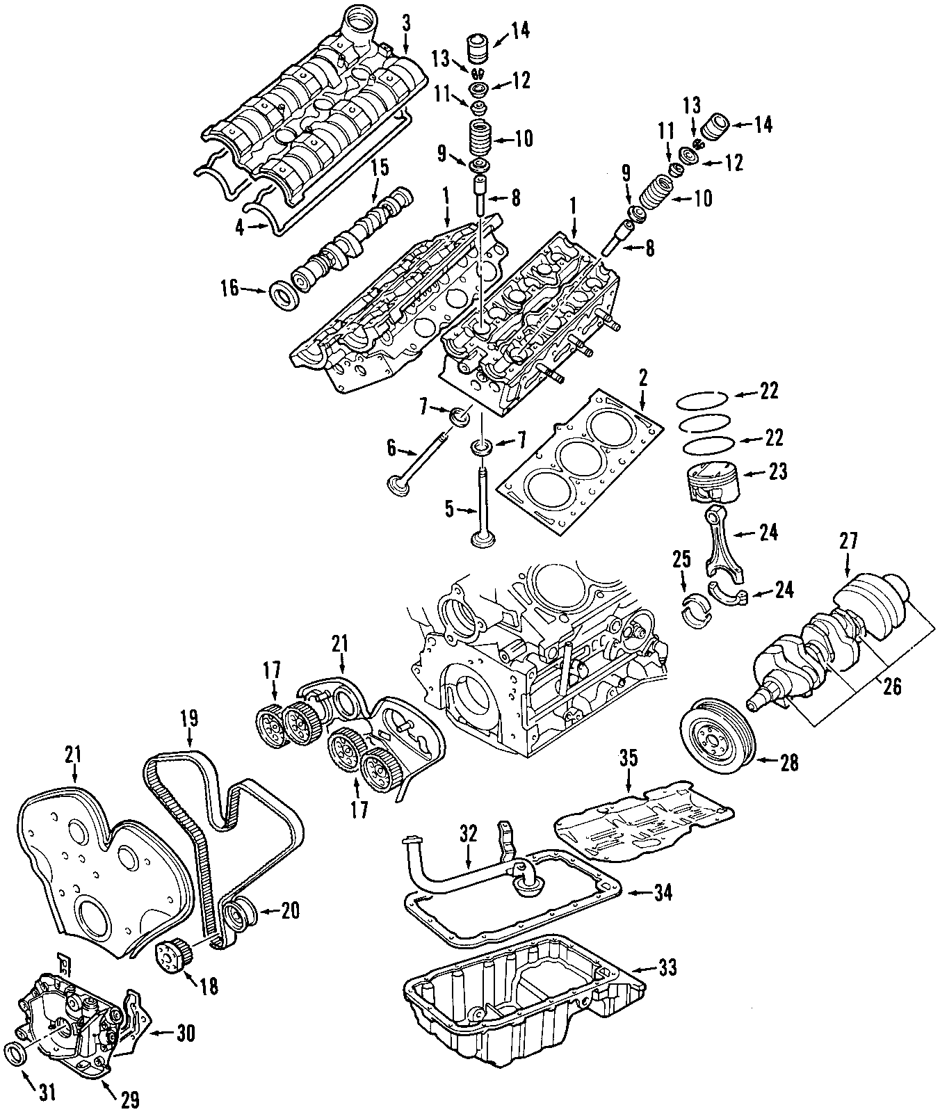 24CAMSHAFT & TIMING. CRANKSHAFT & BEARINGS. CYLINDER HEAD & VALVES. LUBRICATION. MOUNTS. PISTONS. RINGS & BEARINGS.https://images.simplepart.com/images/parts/motor/fullsize/F465050.png